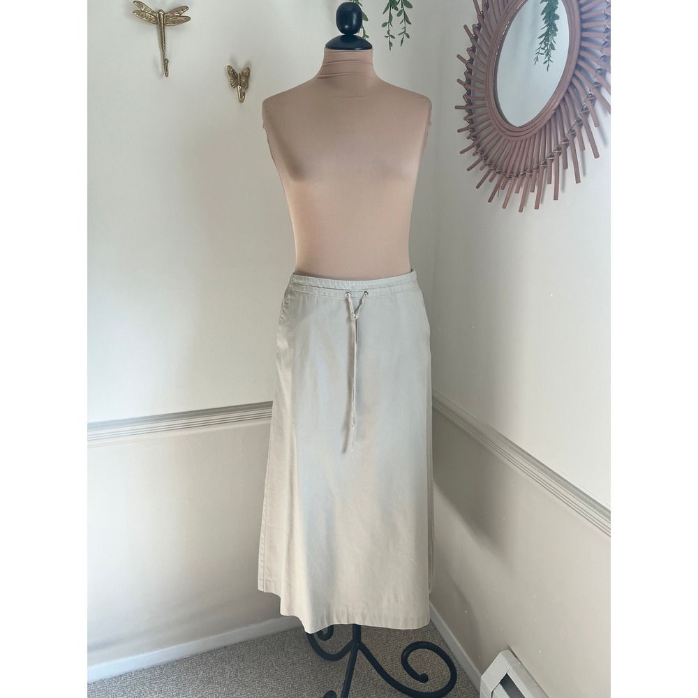 Vintage Ann Taylor‎ Loft Khaki Maxi Skirt